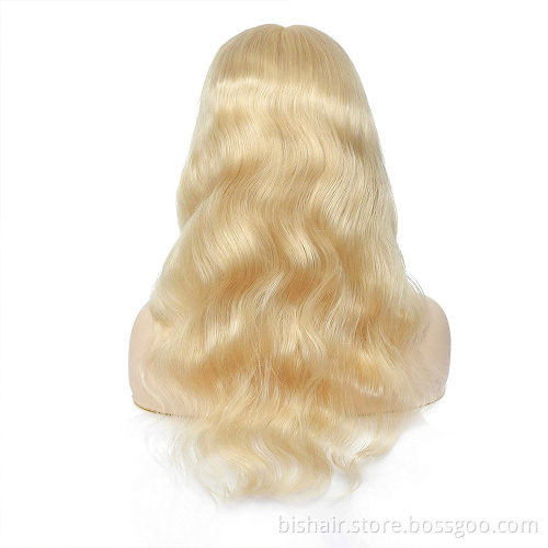 613 Honey Golden Wig 30 32 inches 13x4 Lace Forehead Wig Brazil Remy Body Wavy Lace Front Wig Ladies Human Hair 100%human hair
